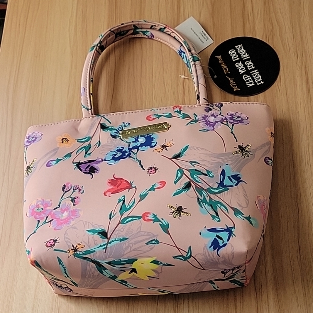 Betsey Johnson Insulated Satchel Lunch Tote